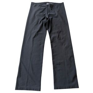 Nike Women's Dri-FIT Black Straight‎ Leg Stretch Pants L 12-14 Golf Work Travel